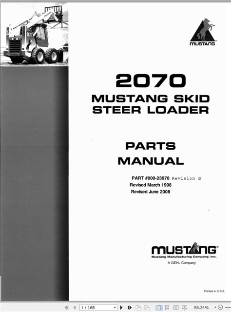 mustang 2070 skid steer parts|mustang 2070 parts manual.